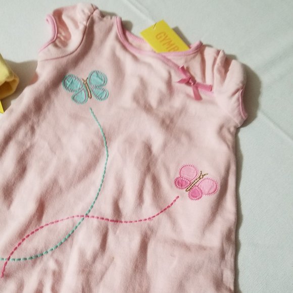 Gymboree Tiny Pond NWT 0-3 Month Romper & Hat Set - Picture 3 of 4